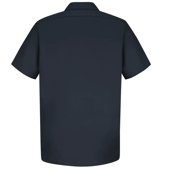 Red Kap® Men's Short Sleeve Wrinkle-Resistant Cotton Work Shirt - Dark Navy - SC40