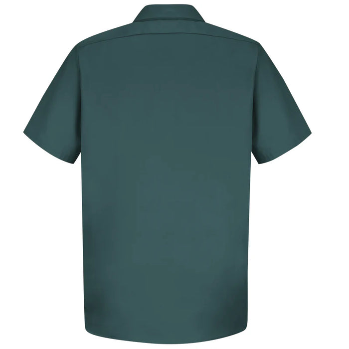 Red Kap® Men's Short Sleeve Wrinkle-Resistant Cotton Work Shirt - Spruce Green - SC40