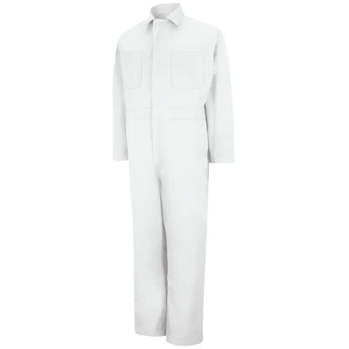 Red Kap® Professional Twill Industrial workwear Action Back Coverall - White - CT10