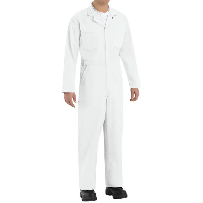 Red Kap® Professional Twill Industrial workwear Action Back Coverall - White - CT10