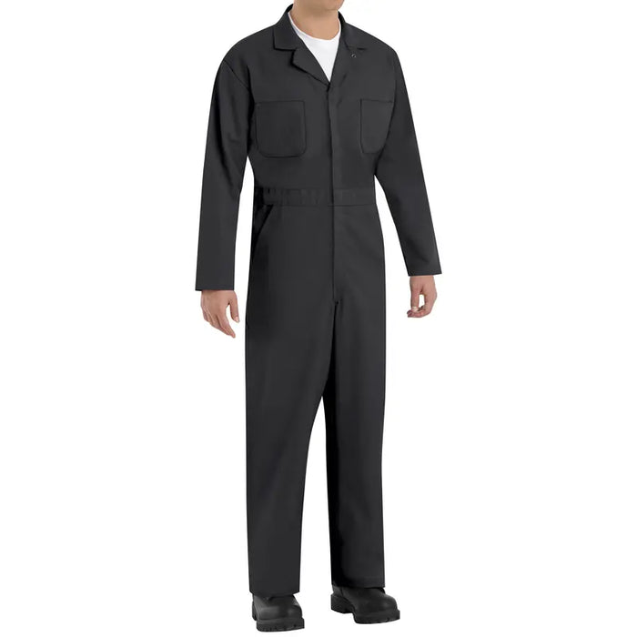 Red Kap® Twill Action Back Coverall - Wrinkle Resistant - Black - CT10
