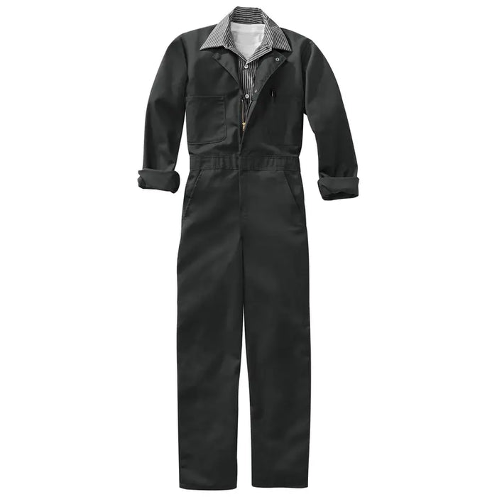 Red Kap® Twill Action Back Coverall - Wrinkle Resistant - Black - CT10