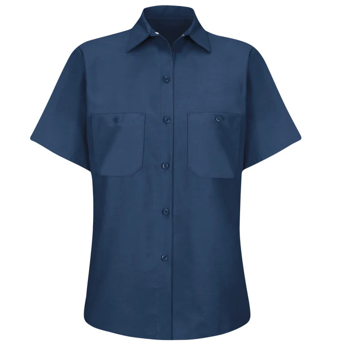Red Kap® Women's Short Sleeve Industrial Work Shirt - Wrinkle Resistant - SP23
