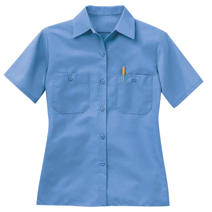 Red Kap® Women's Short Sleeve Industrial Work Shirt - Wrinkle Resistant - SP23