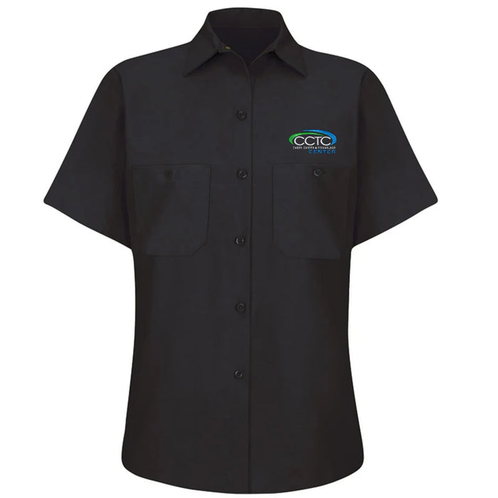 Red Kap® Women's Short Sleeve Industrial Work Shirt - Wrinkle Resistant - SP23