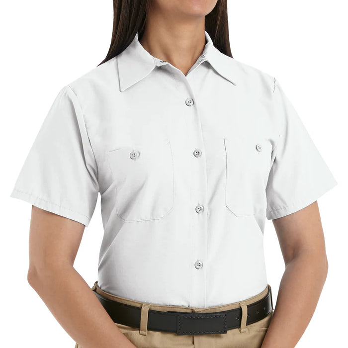 Red Kap® Women's Short Sleeve Industrial Work Shirt - Wrinkle Resistant - SP23