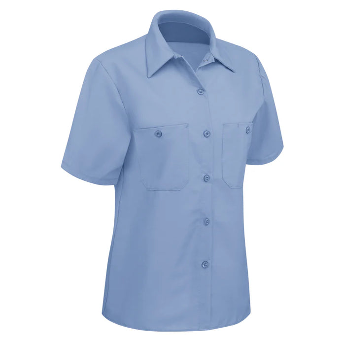 Red Kap® Women's Short Sleeve Industrial Work Shirt - Wrinkle Resistant - SP23