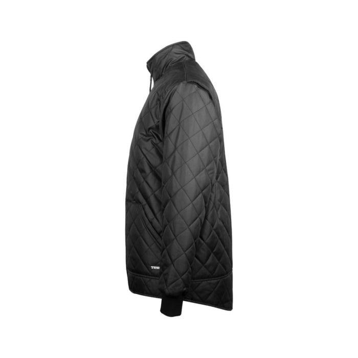 Terra® Quilted Oxford Polyester Black Winter Jacket - 100302V1