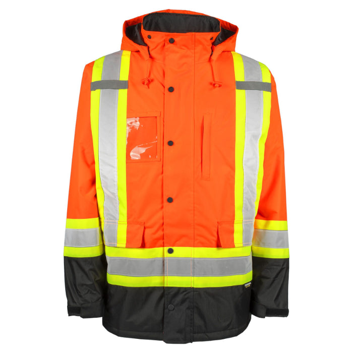 Terra® High Visibility Lined Winter Safety Parka - 116504