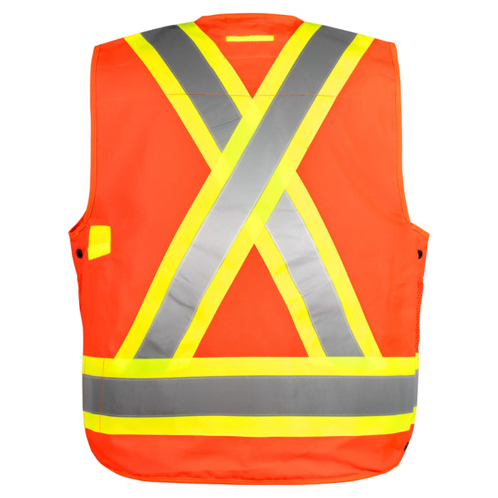 Terra® Hi-Vis Polyester Surveyor's Safety Vest - CSA Class 2 Level 2 - 116522