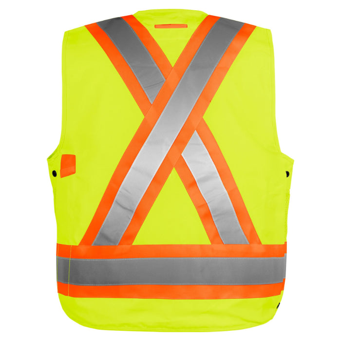 Terra® Hi-Vis Polyester Surveyor's Safety Vest - CSA Class 2 Level 2 - 116522