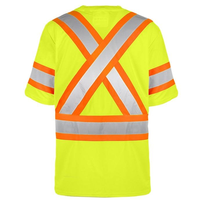 Terra® Hi-Vis Moisture Wicking Short Sleeve Safety T-Shirt - 116524