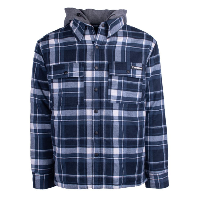 Terra® Quilted flannel jacket with fooler hood - 100329