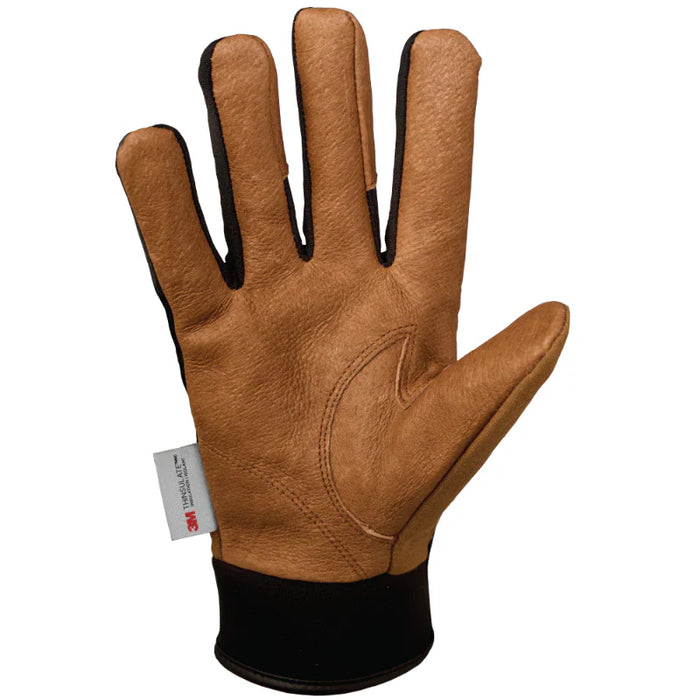 Tough Duck 3M Thinslate Lined Precision Glove With Leather Trim - WG13