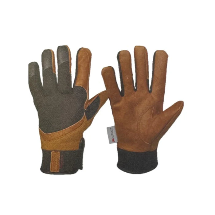 Tough Duck 3M Thinslate Lined Precision Glove With Leather Trim - WG13