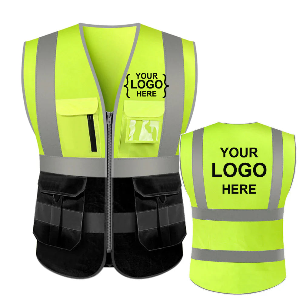 customize safety vest personalized corporate logo vest