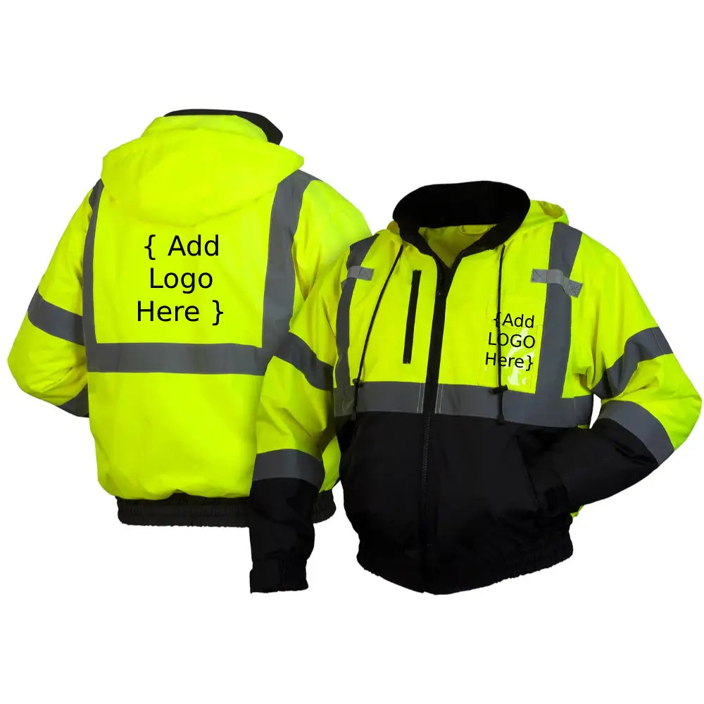 custom logo safety jackets personalized company name coats