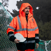 orange safety jackets and high vis coats