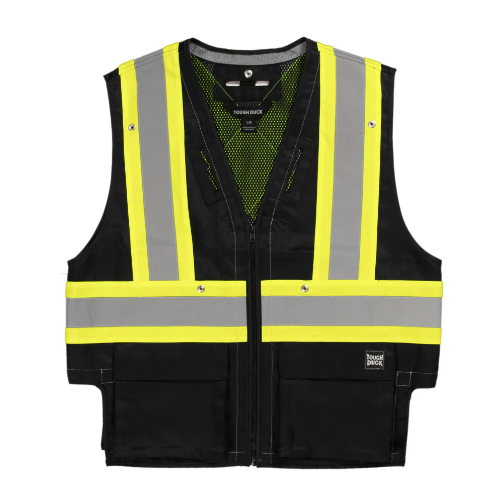 black safety vests