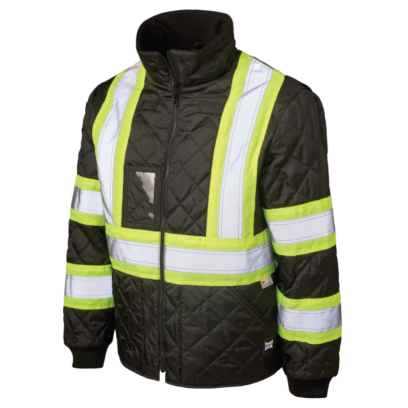quilted safety jacket hi vis quilt coats