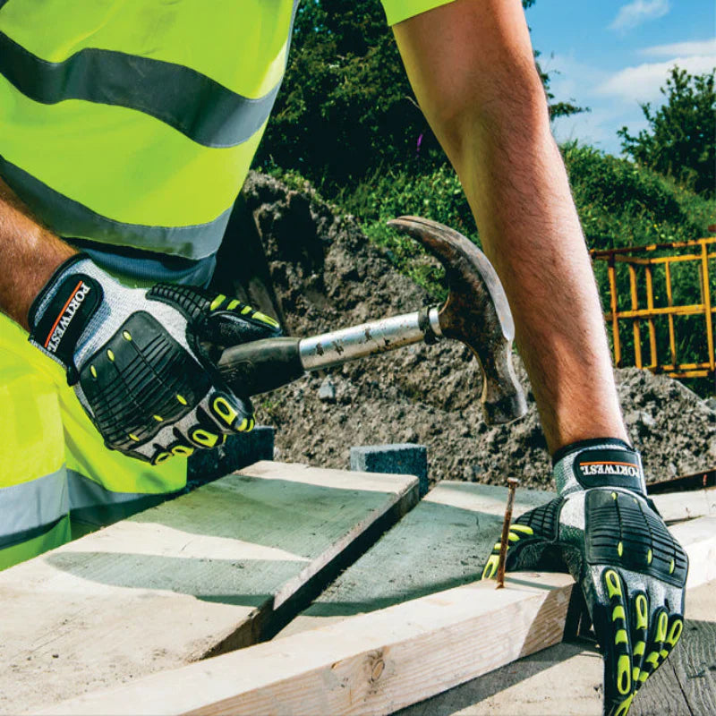 impact gloves and impact protection work gloves