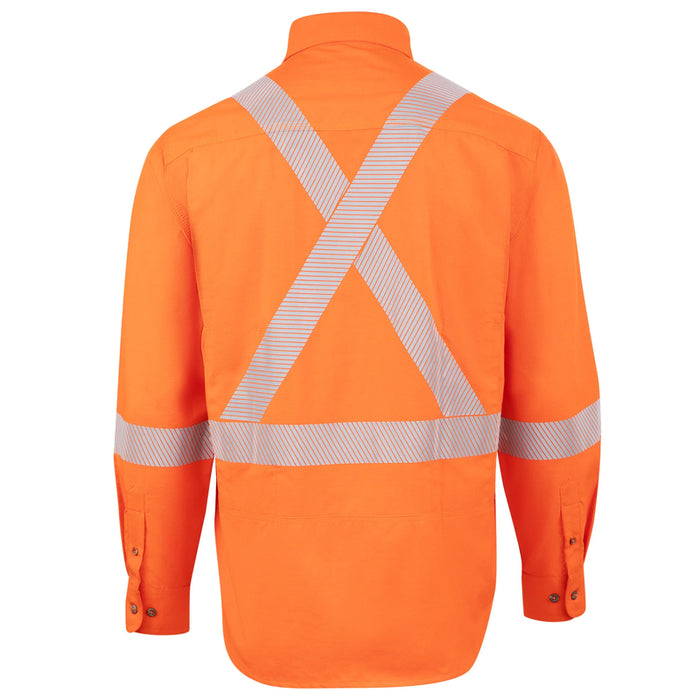 Big Bill® FR PRO® Plus Ventilated Flashtrap® Shirt with Reflective Tape - Orange - 1118PR4
