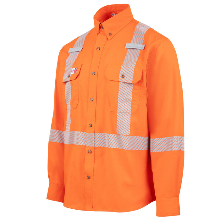 Big Bill® FR PRO® Plus Ventilated Flashtrap® Shirt with Reflective Tape - Orange - 1118PR4
