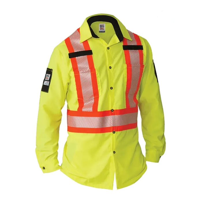 Big Bill High Visibility Long-Sleeve Ripstop Shirt - 144HVP