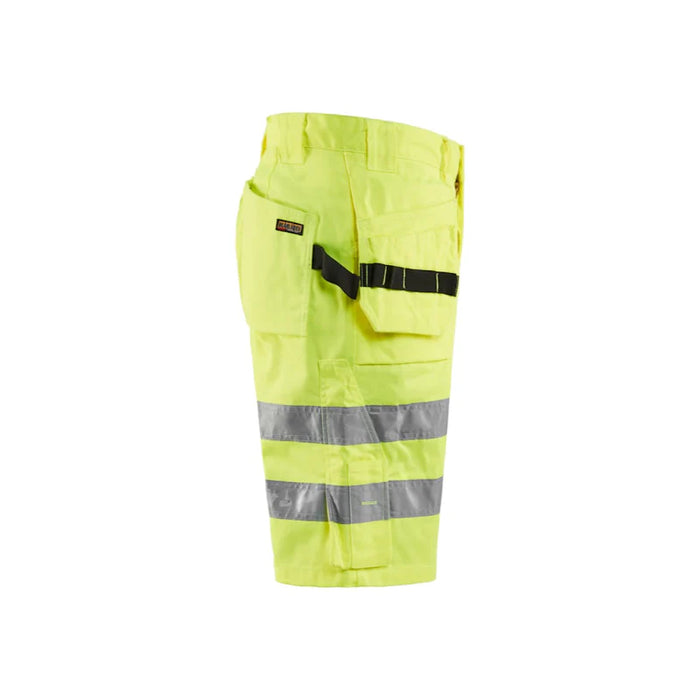 Blaklader® Workwear Hi-Vis Shorts With Utility Pockets - Yellow - 1635