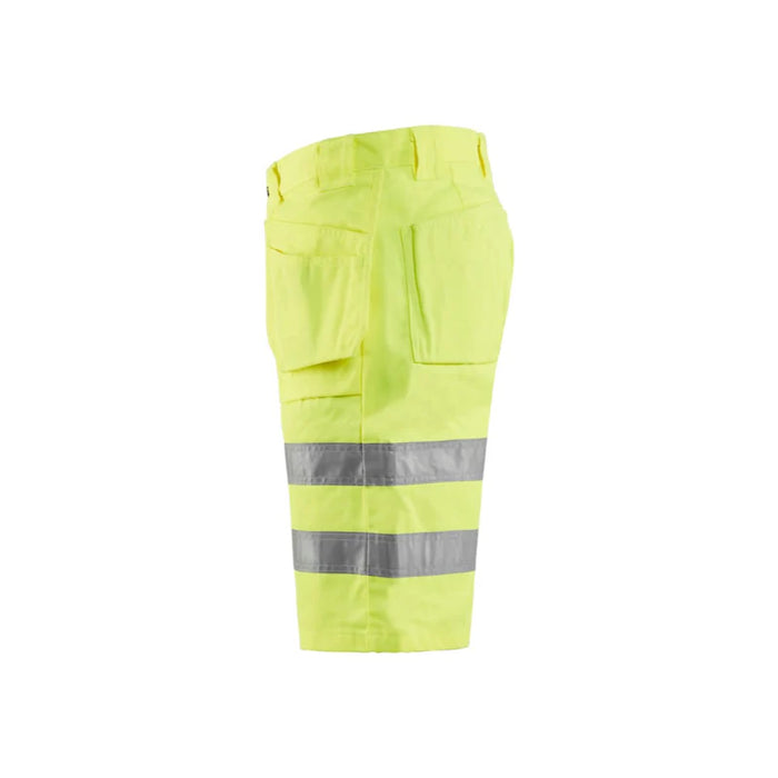 Blaklader® Workwear Hi-Vis Shorts With Utility Pockets - Yellow - 1635