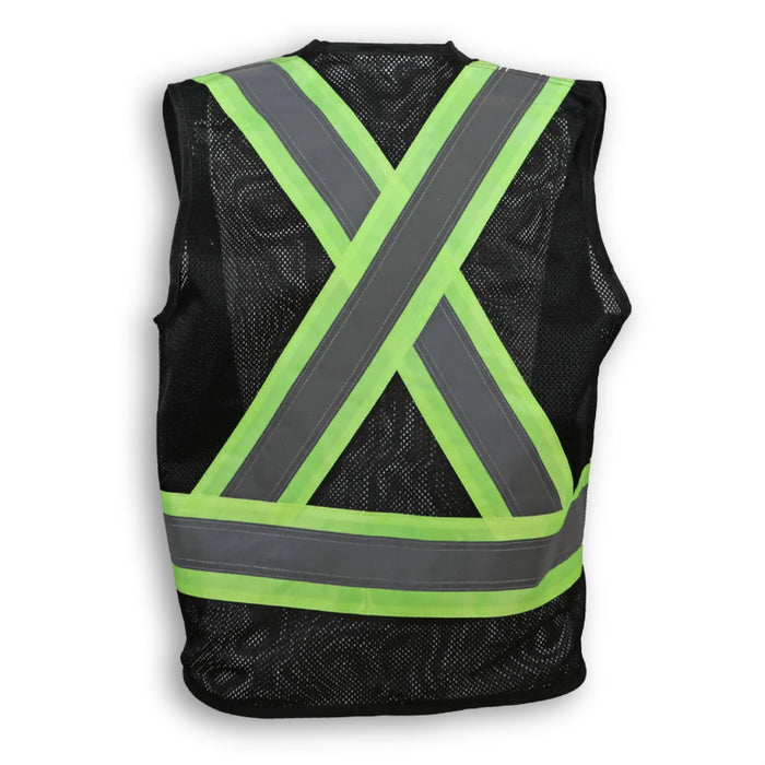Big K Clothing® High Visibility 300D Polyester Mesh Safety Surveyor Vest - BK402MESH