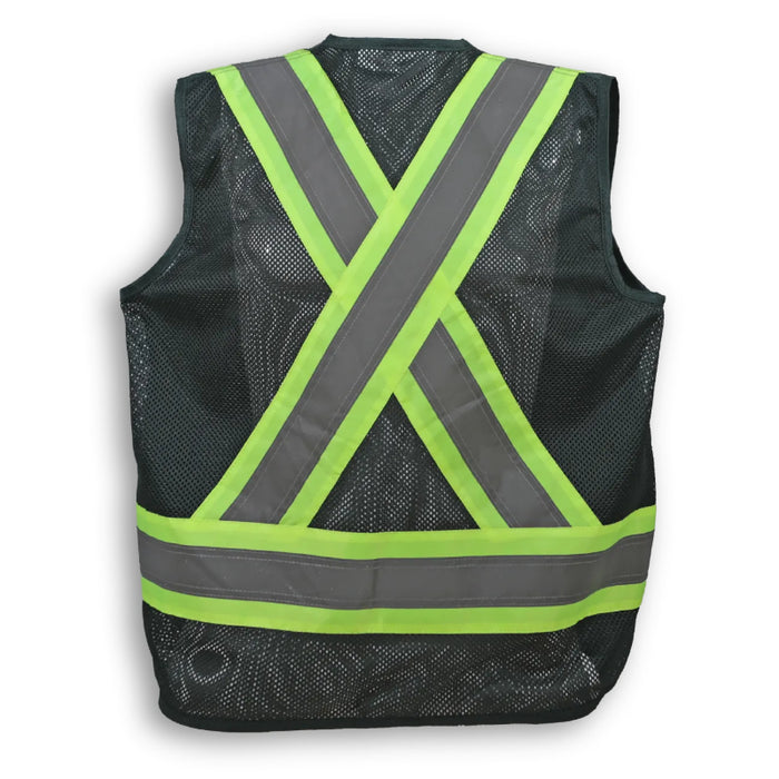 Big K Clothing® High Visibility 300D Polyester Mesh Safety Surveyor Vest - BK402MESH