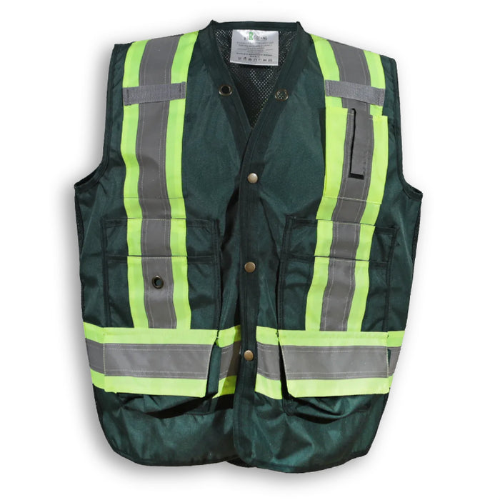 Big K Clothing® High Visibility 300D Polyester Mesh Safety Surveyor Vest - BK402MESH