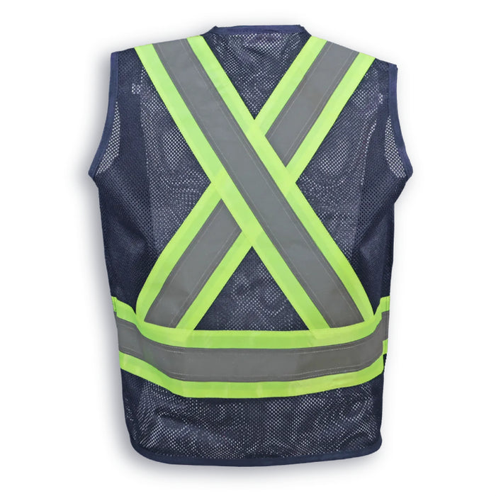 Big K Clothing® High Visibility 300D Polyester Mesh Safety Surveyor Vest - BK402MESH