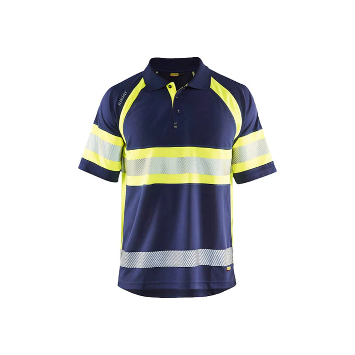 Blaklader® Workwear 100% Polyester Hi-Vis Collared Polo T-Shirt - 3468