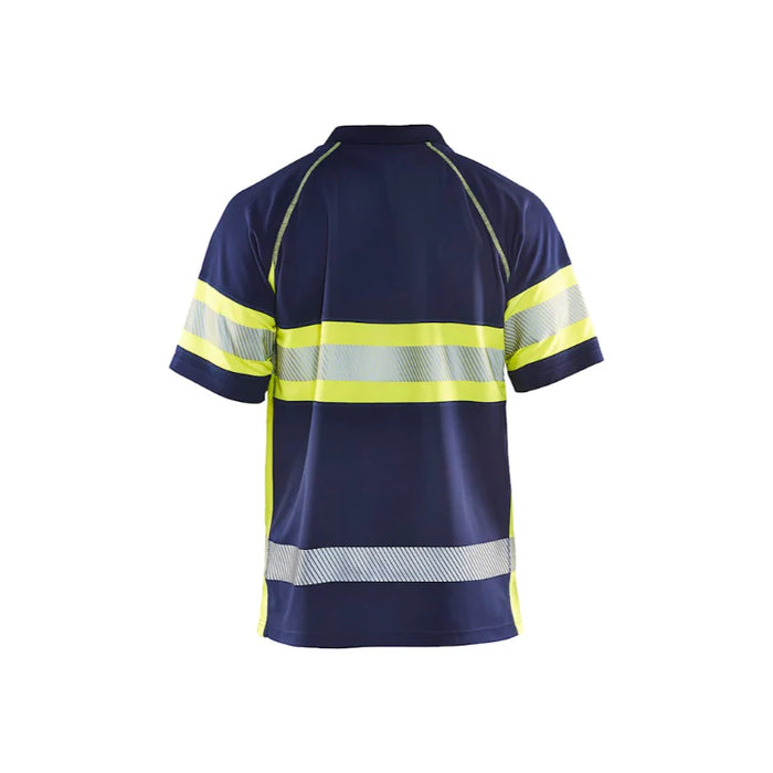 Blaklader® Workwear 100% Polyester Hi-Vis Collared Polo T-Shirt - 3468