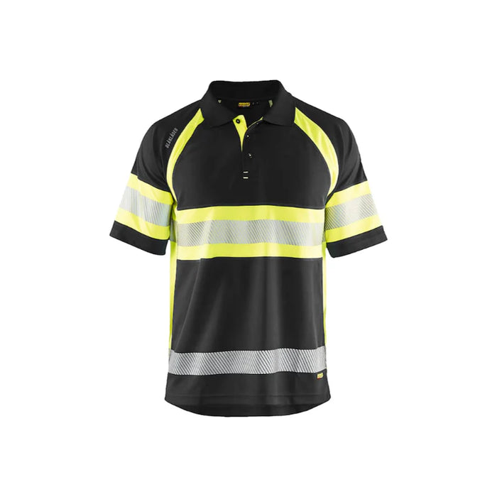 Blaklader® Workwear 100% Polyester Hi-Vis Collared Polo T-Shirt - 3468