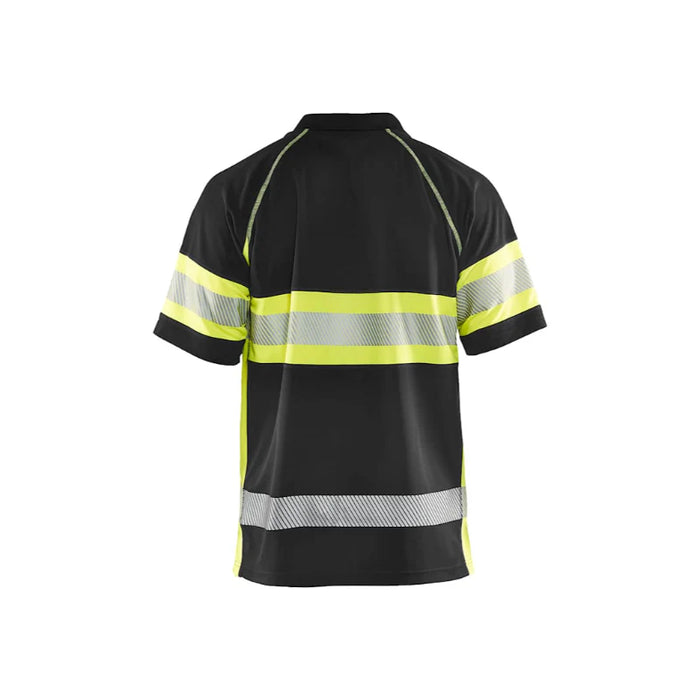 Blaklader® Workwear 100% Polyester Hi-Vis Collared Polo T-Shirt - 3468