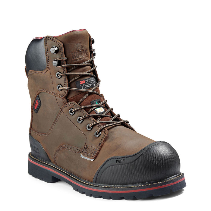 Kodiak® Men's Widebody Warm 8" Composite Toe Winter Safety Work Boot - Dark Brown - 8353DB