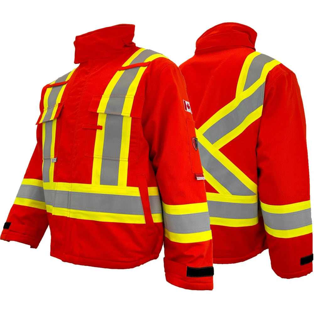 Atlas Guardian® FR / ARC Bomber Hi Vis Safety Jacket - Orange - 21934O ...