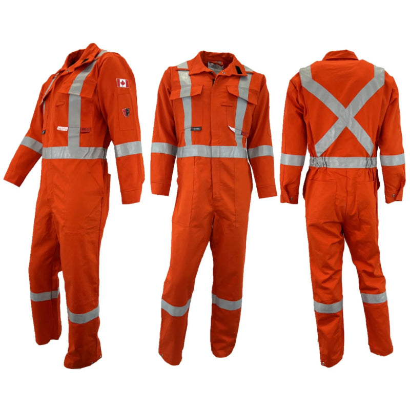 High Visibility Flame Resistant Coveralls