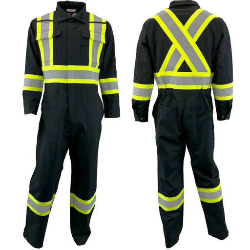 Atlas Guardian® FR / ARC Flash Hi Vis 4" Striped Coveralls - 1074 Tall