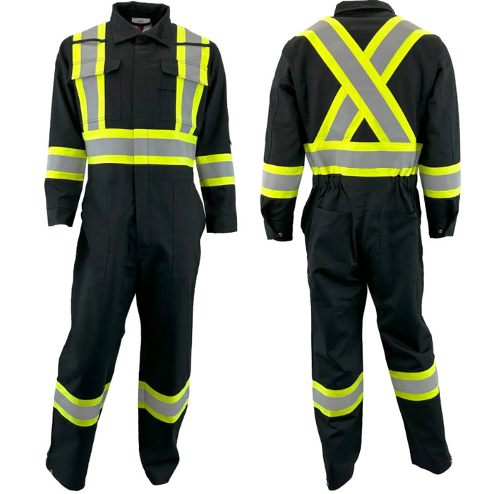 Atlas Guardian® FR / ARC Flash Hi Vis 4" Striped Coveralls - 1074
