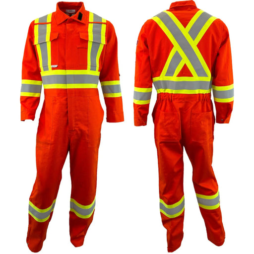 Atlas Guardian® FR / ARC Flash Hi Vis 4" Striped Coveralls - 1074