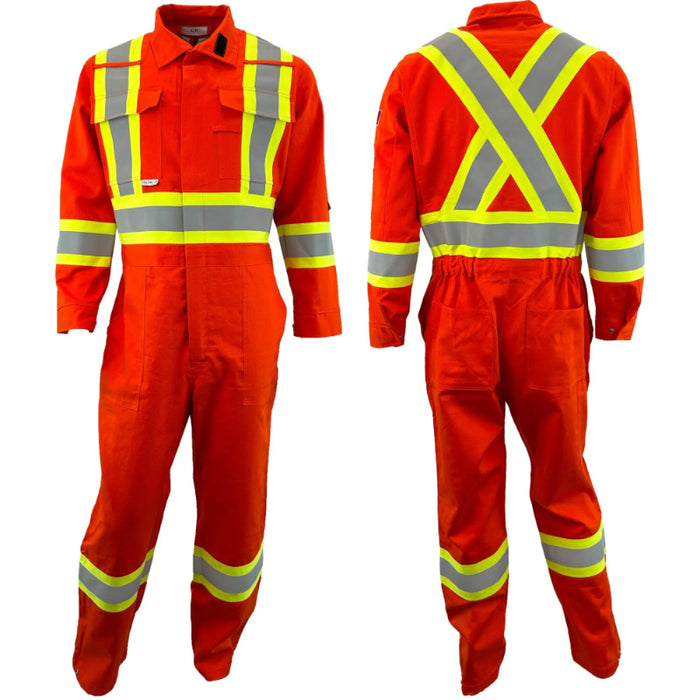 Atlas Guardian® FR / ARC Flash Hi Vis 4" Striped Coveralls - 1074
