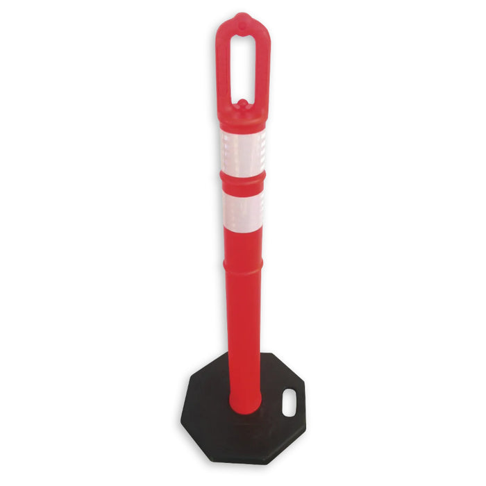 Big K® 48” Tall Loop Top Delineator with 11 lb Delineator Base - BK329-LOOP