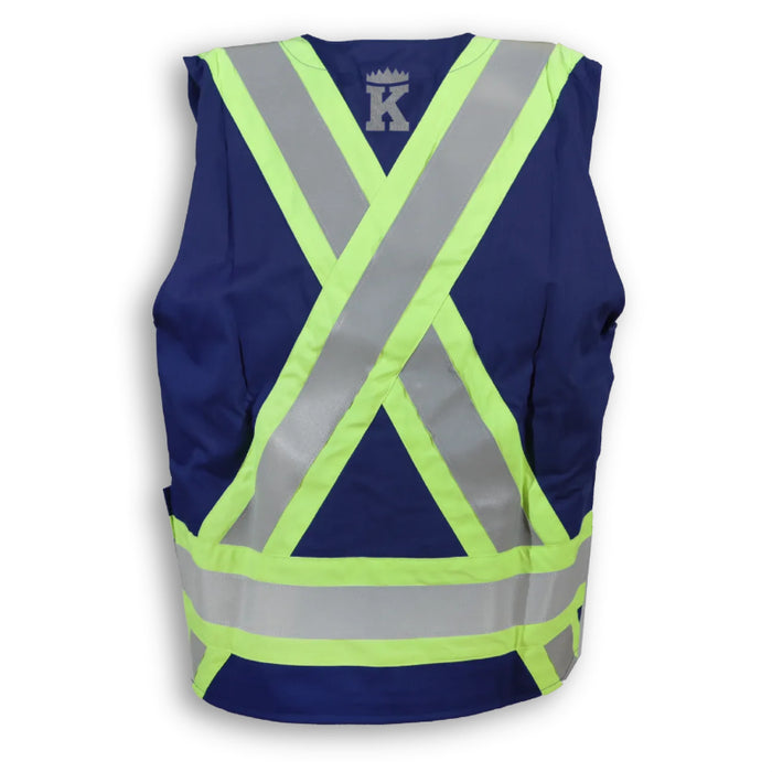 Big K Clothing® High Visibility FR Indura Ultrasoft Supervisor Safety Vest - BK222FRI
