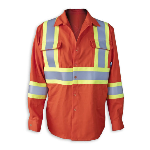 Big K Clothing® High Visibility Flame Resistant Safety Shirt - BK555FRI-4