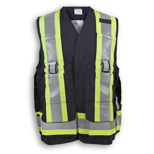 Big K Clothing® High Visibility Flame Resistant Ultrasoft Surveyor Safety Vest - BK305FRI