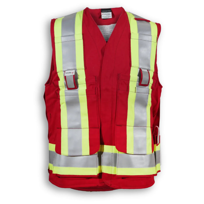 Big K Clothing® High Visibility Flame Resistant Ultrasoft Surveyor Safety Vest - BK305FRI